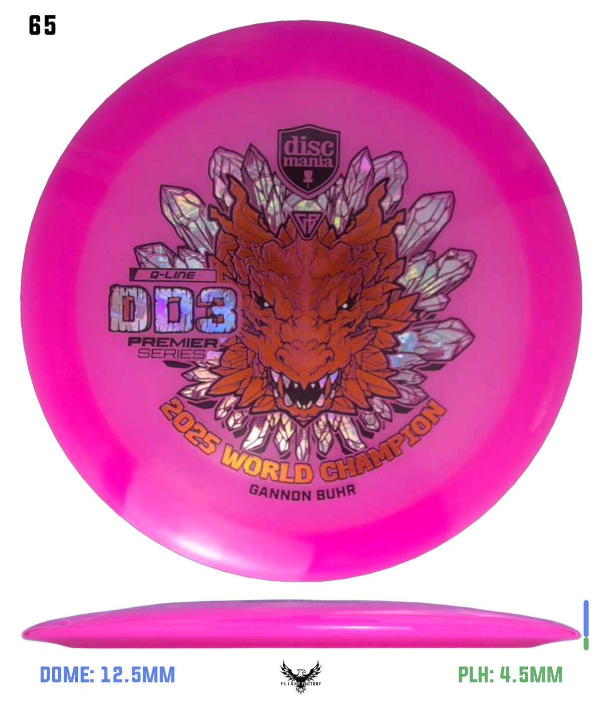 Discmania Gannon Buhr Premier Series Q-Line DD3 (2025 World Champion)
