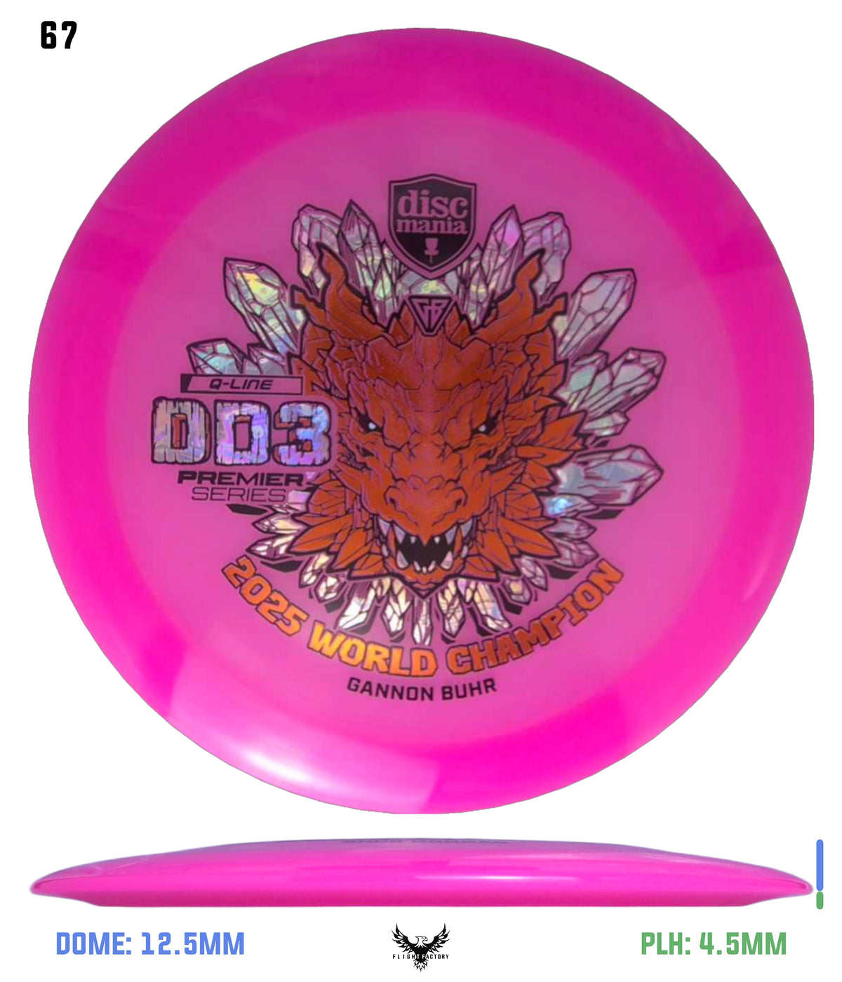 Discmania Gannon Buhr Premier Series Q-Line DD3 (2025 World Champion)