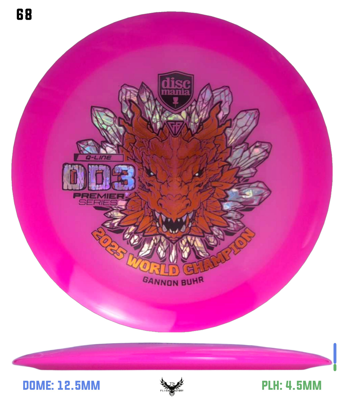 Discmania Gannon Buhr Premier Series Q-Line DD3 (2025 World Champion)