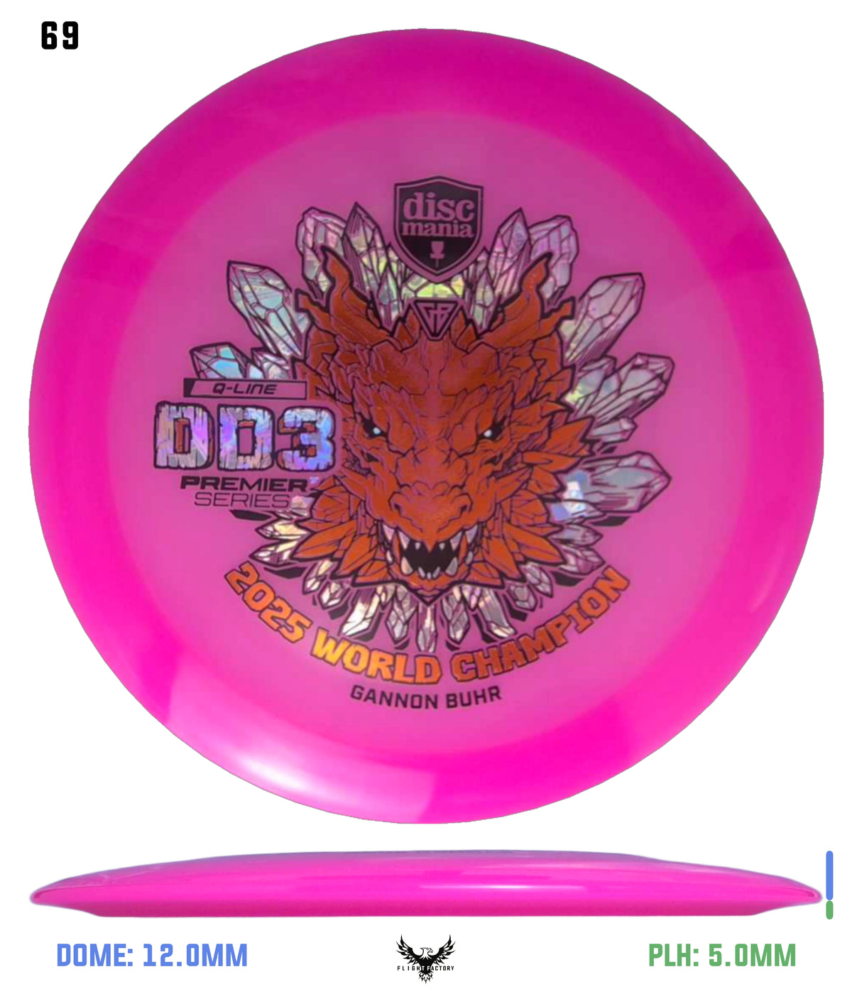 Discmania Gannon Buhr Premier Series Q-Line DD3 (2025 World Champion)