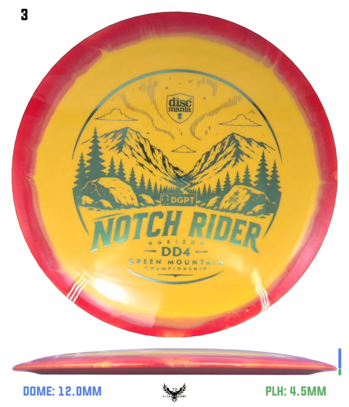 Discmania Notch Rider - Horizon S-Line DD4 (2026 GMC Fundraiser)