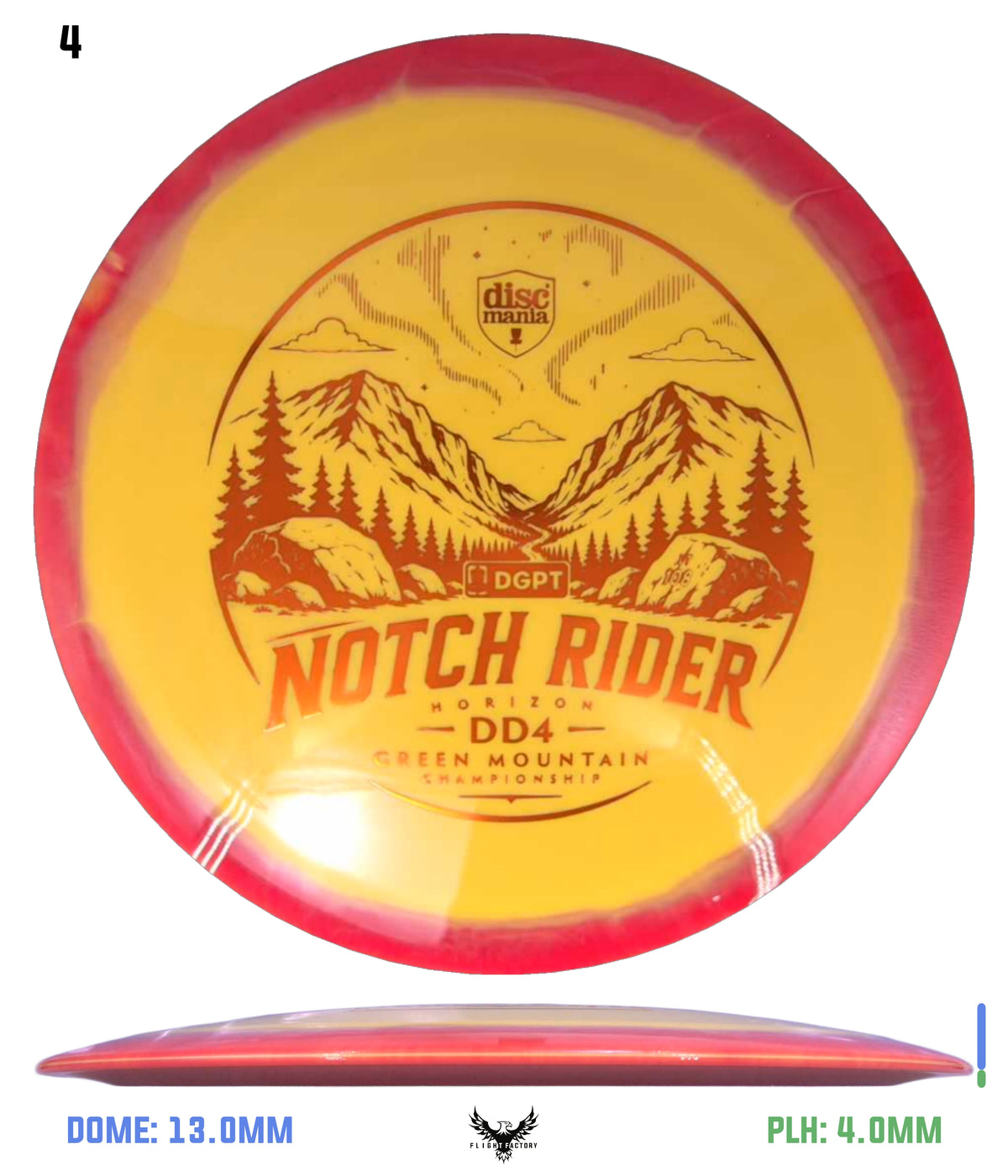 Discmania Notch Rider - Horizon S-Line DD4 (2026 GMC Fundraiser)