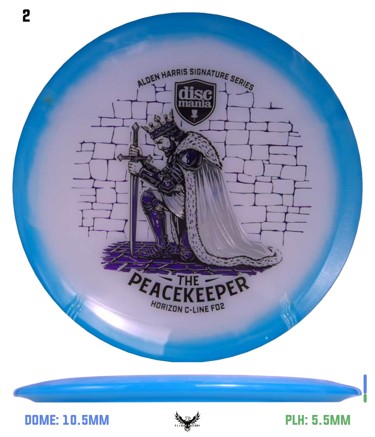Discmania Horizon C-Line FD2 "The Peacekeeper" - Alden Harris Signature Series