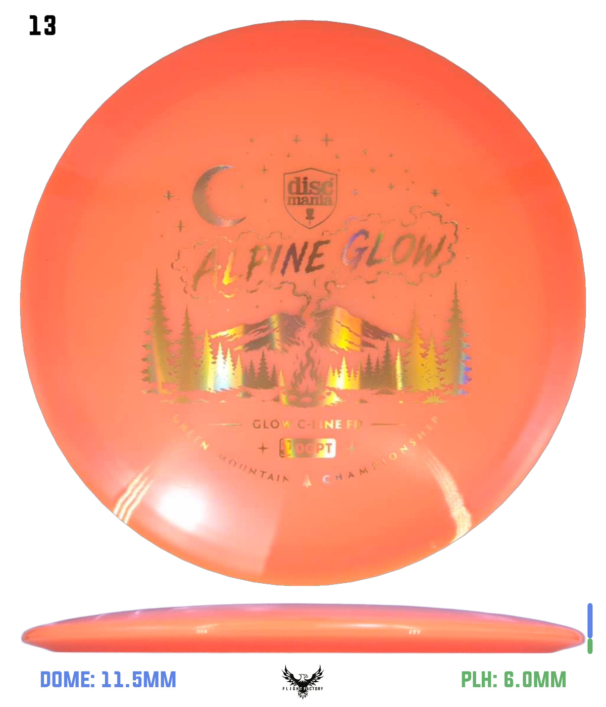 Discmania Alpine Glow - Glow C-Line FD (2026 GMC Fundraiser)
