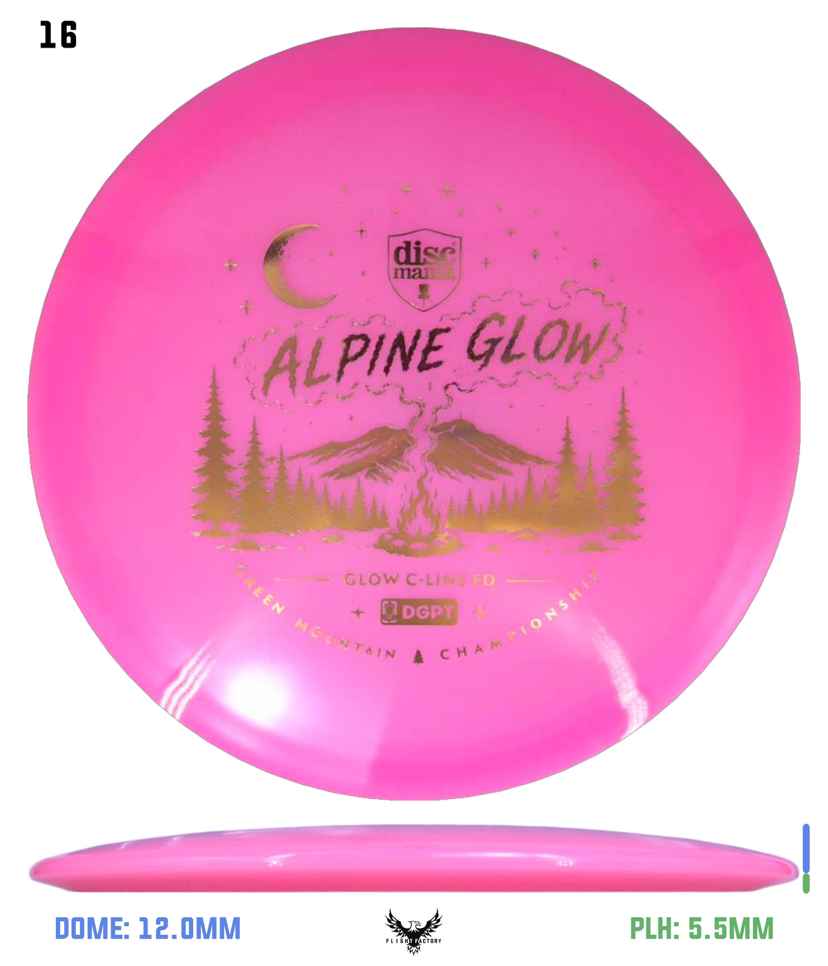 Discmania Alpine Glow - Glow C-Line FD (2026 GMC Fundraiser)