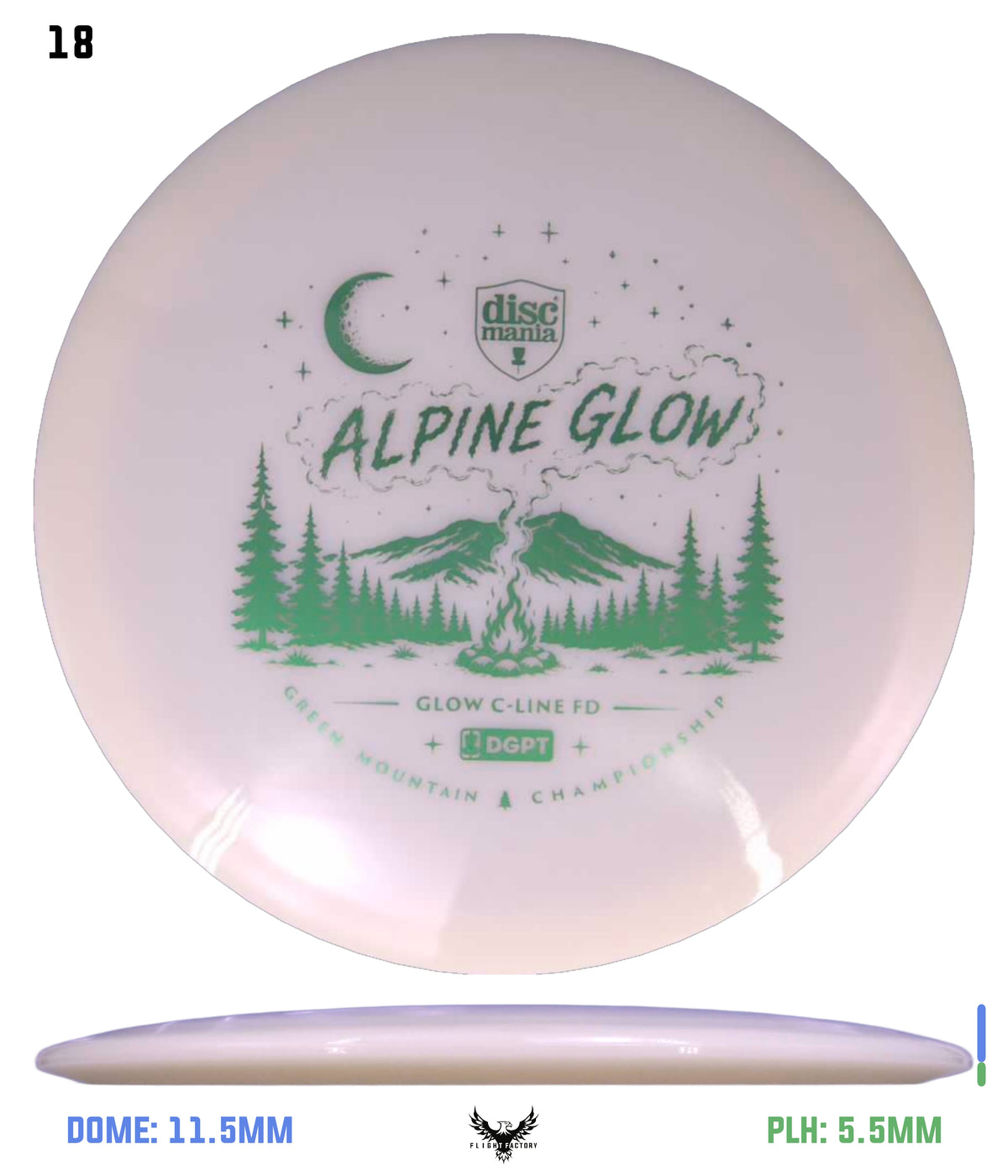 Discmania Alpine Glow - Glow C-Line FD (2026 GMC Fundraiser)