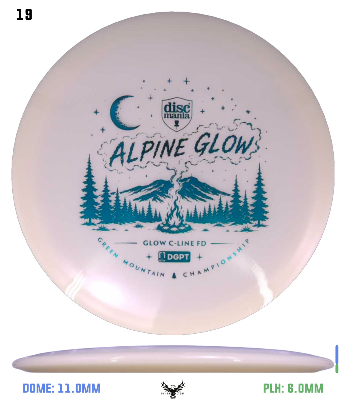 Discmania Alpine Glow - Glow C-Line FD (2026 GMC Fundraiser)