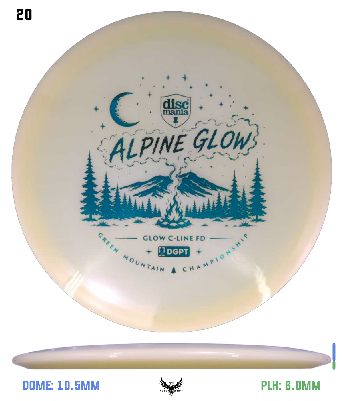 Discmania Alpine Glow - Glow C-Line FD (2026 GMC Fundraiser)