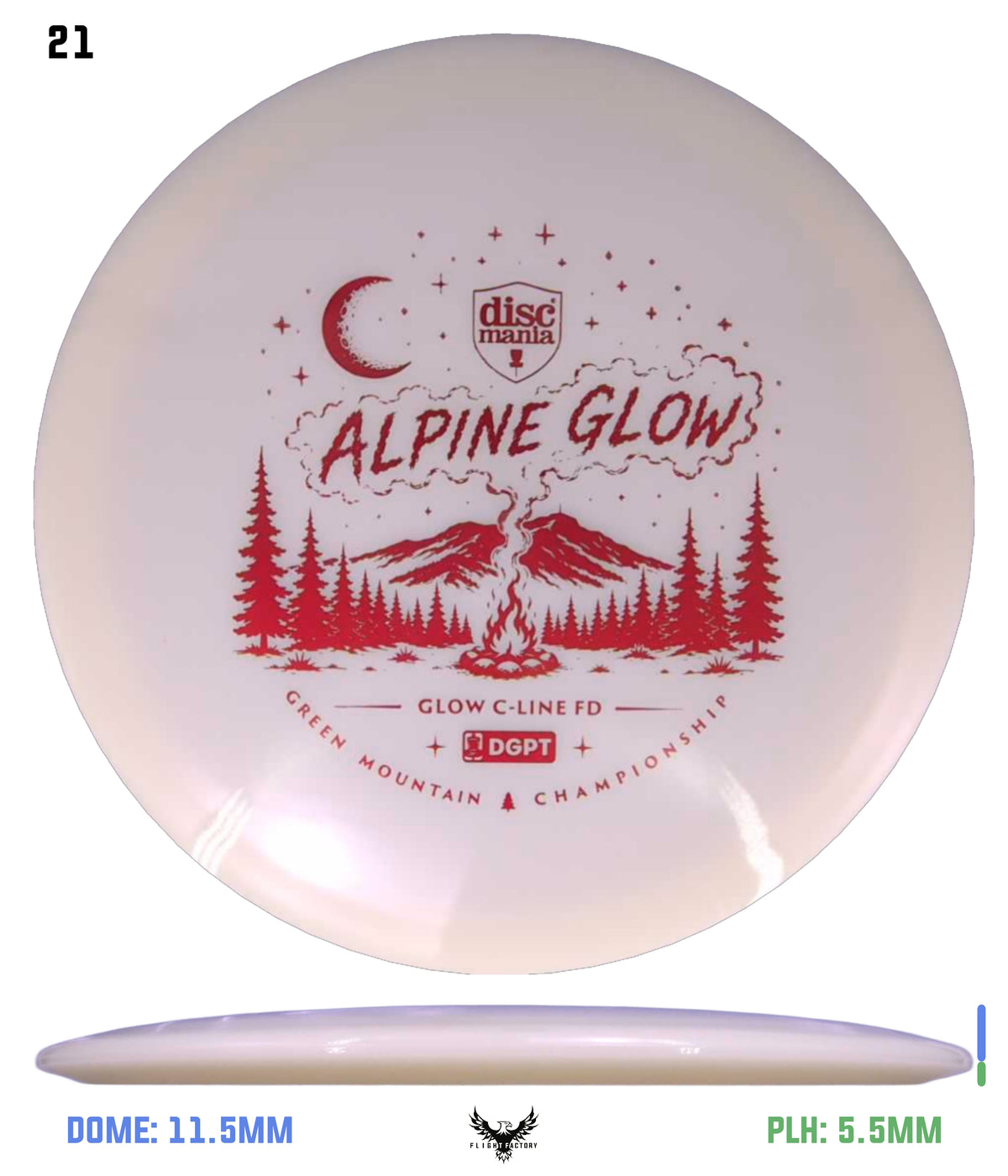 Discmania Alpine Glow - Glow C-Line FD (2026 GMC Fundraiser)