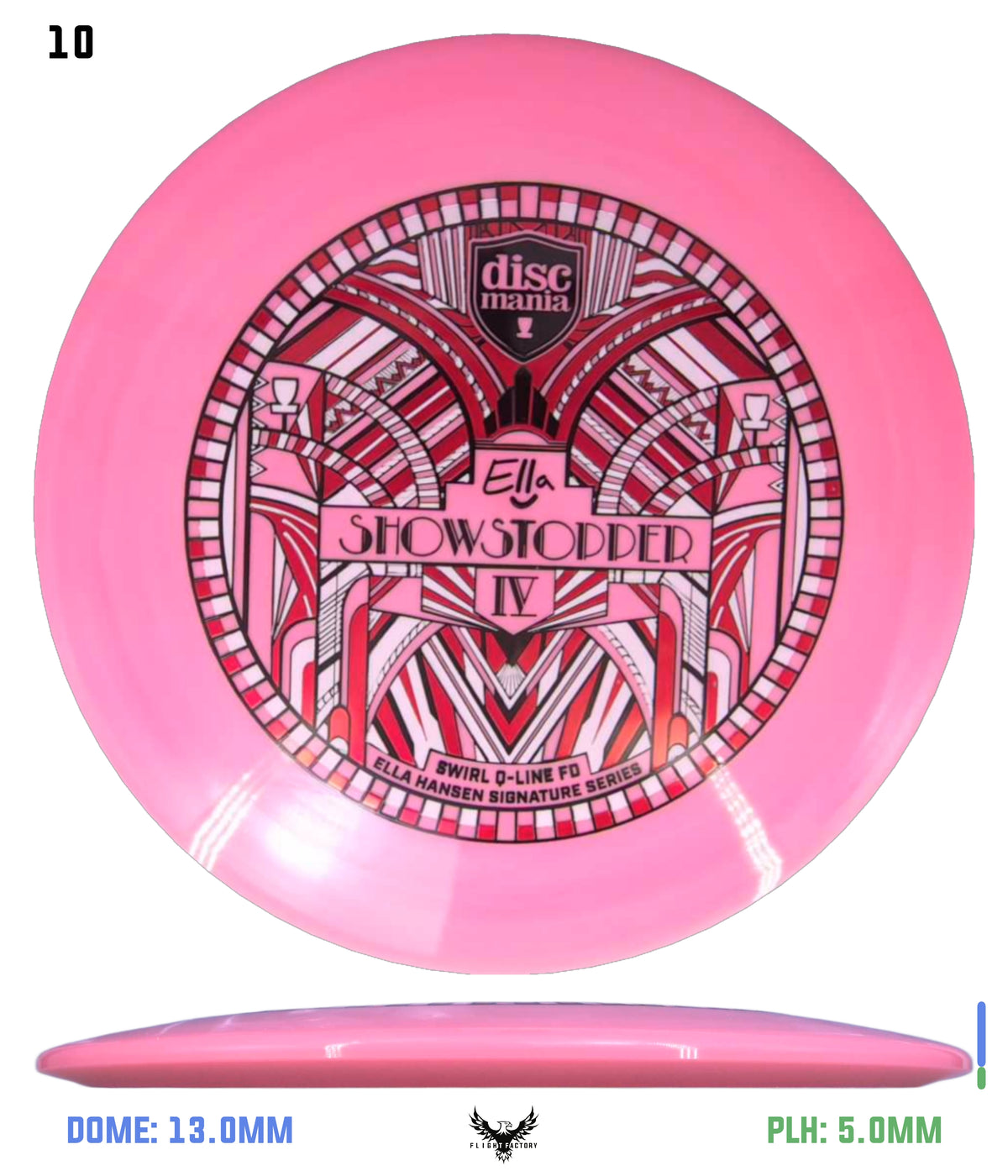 Discmania Show Stopper 4 - Ella Hansen Signature Series Swirl Q-Line Premier FD