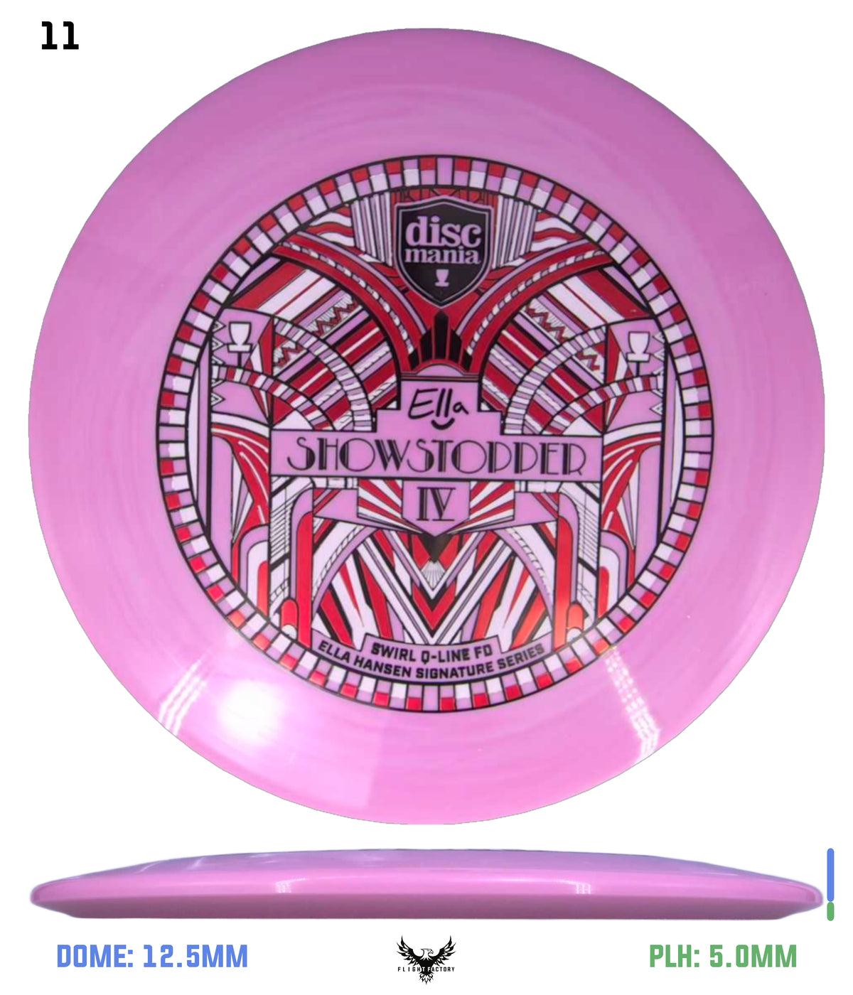 Discmania Show Stopper 4 - Ella Hansen Signature Series Swirl Q-Line Premier FD