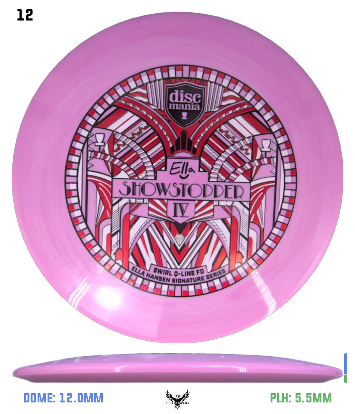 Discmania Show Stopper 4 - Ella Hansen Signature Series Swirl Q-Line Premier FD