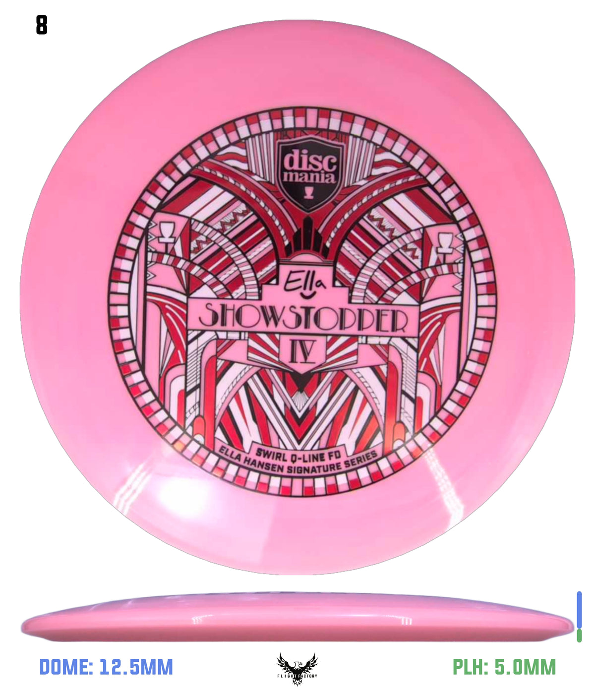 Discmania Show Stopper 4 - Ella Hansen Signature Series Swirl Q-Line Premier FD