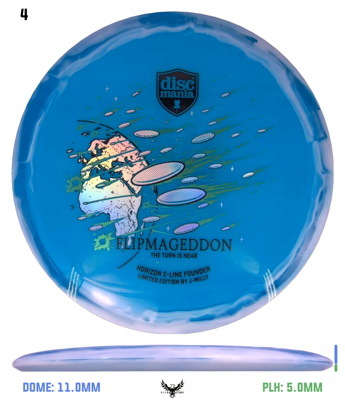 Discmania Limited Edition Horizon C-Line Founder - J-Milly Flipmageddon
