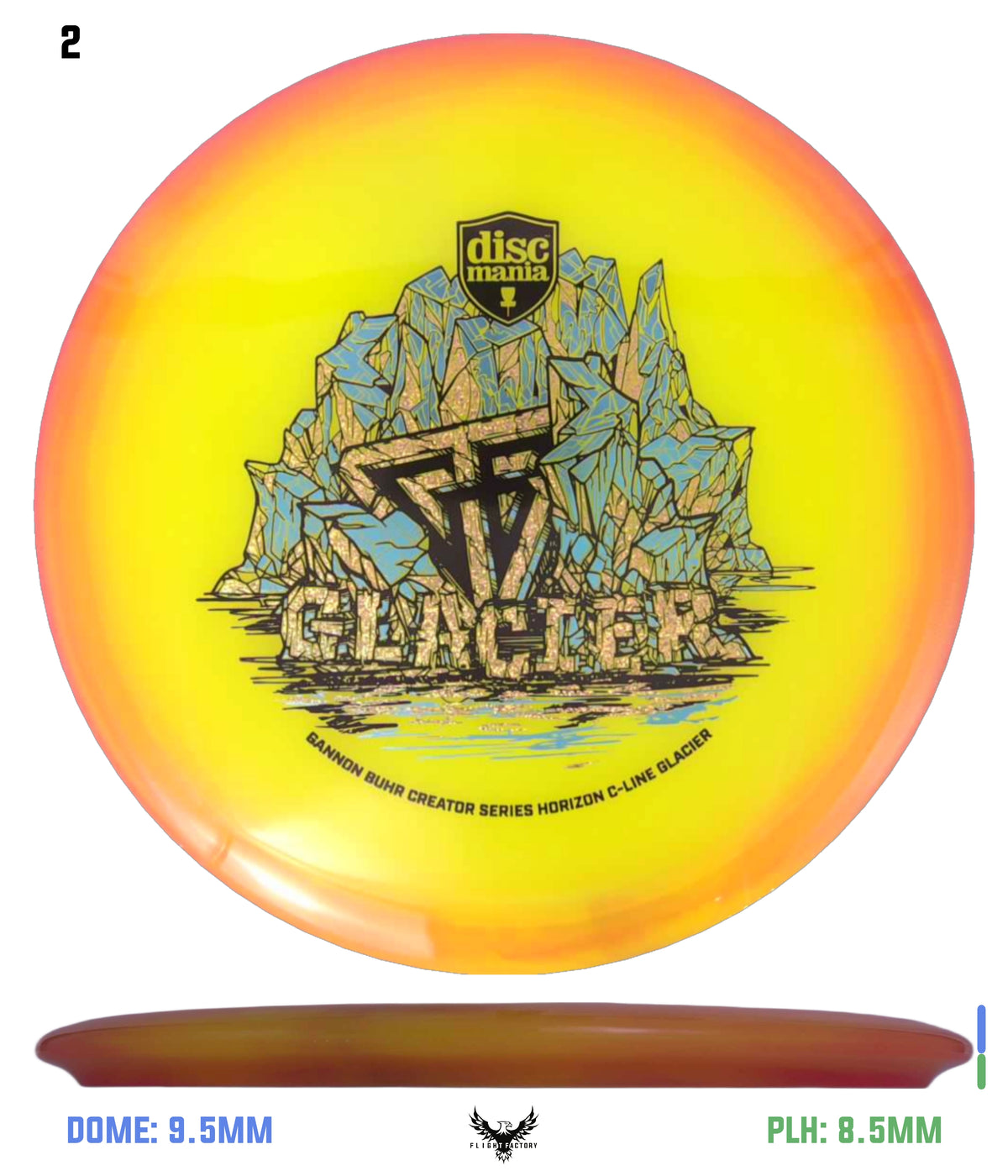 Discmania Gannon Buhr Creator Series Horizon C-Line Glacier - TriFoil