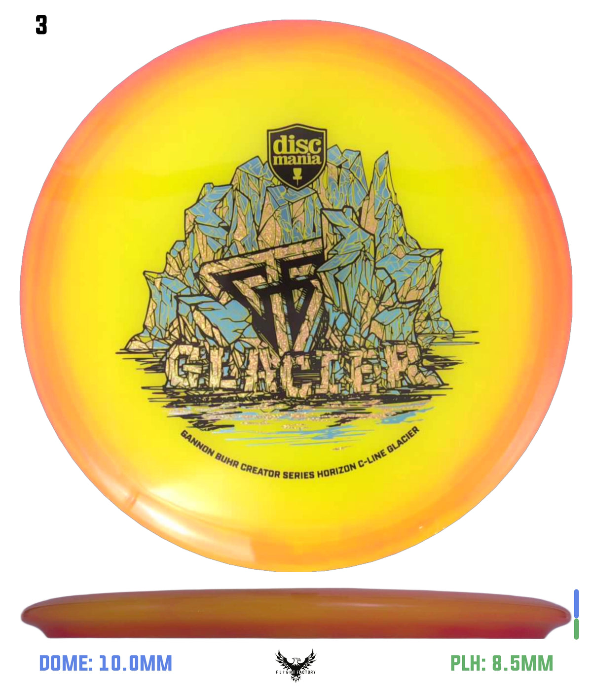Discmania Gannon Buhr Creator Series Horizon C-Line Glacier - TriFoil