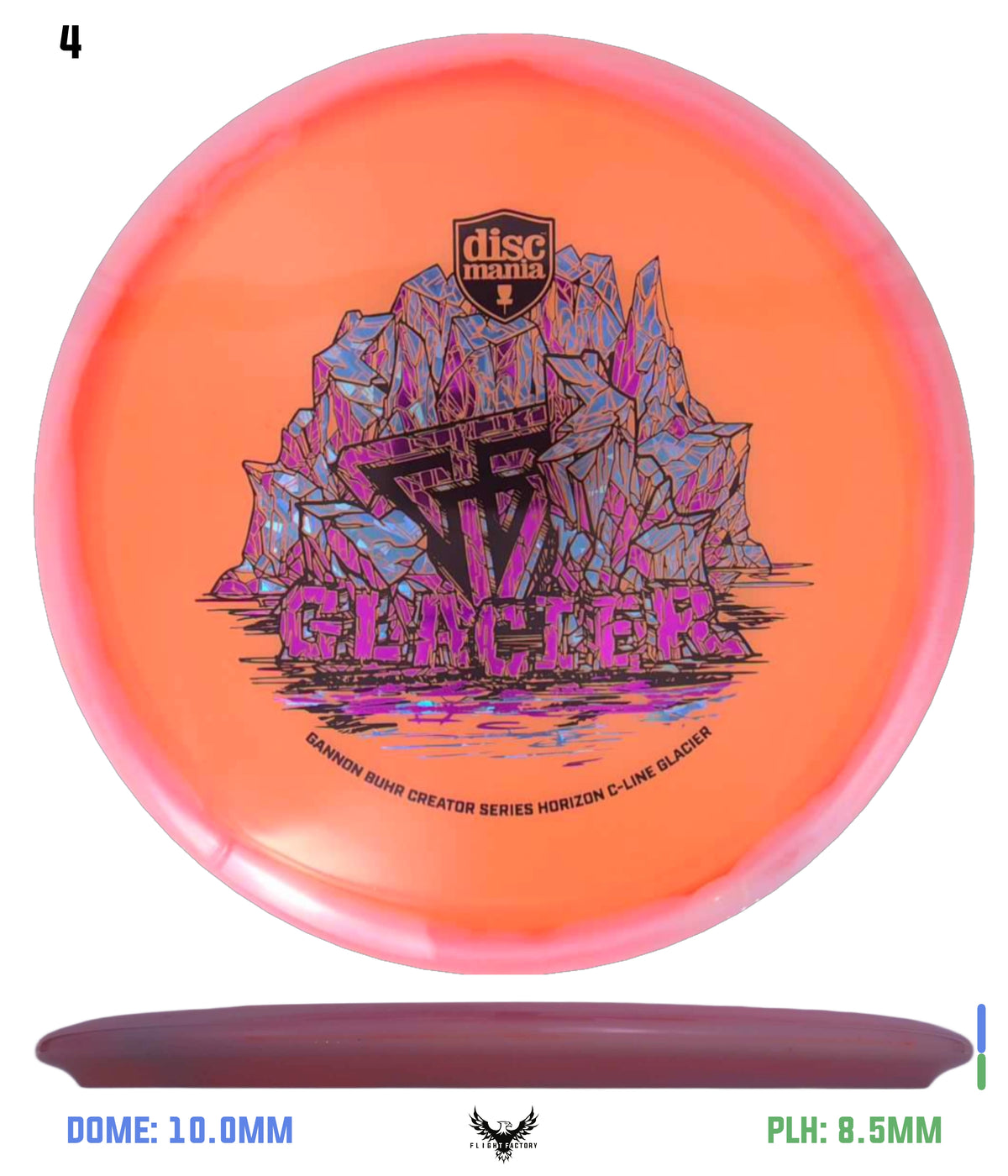 Discmania Gannon Buhr Creator Series Horizon C-Line Glacier - TriFoil
