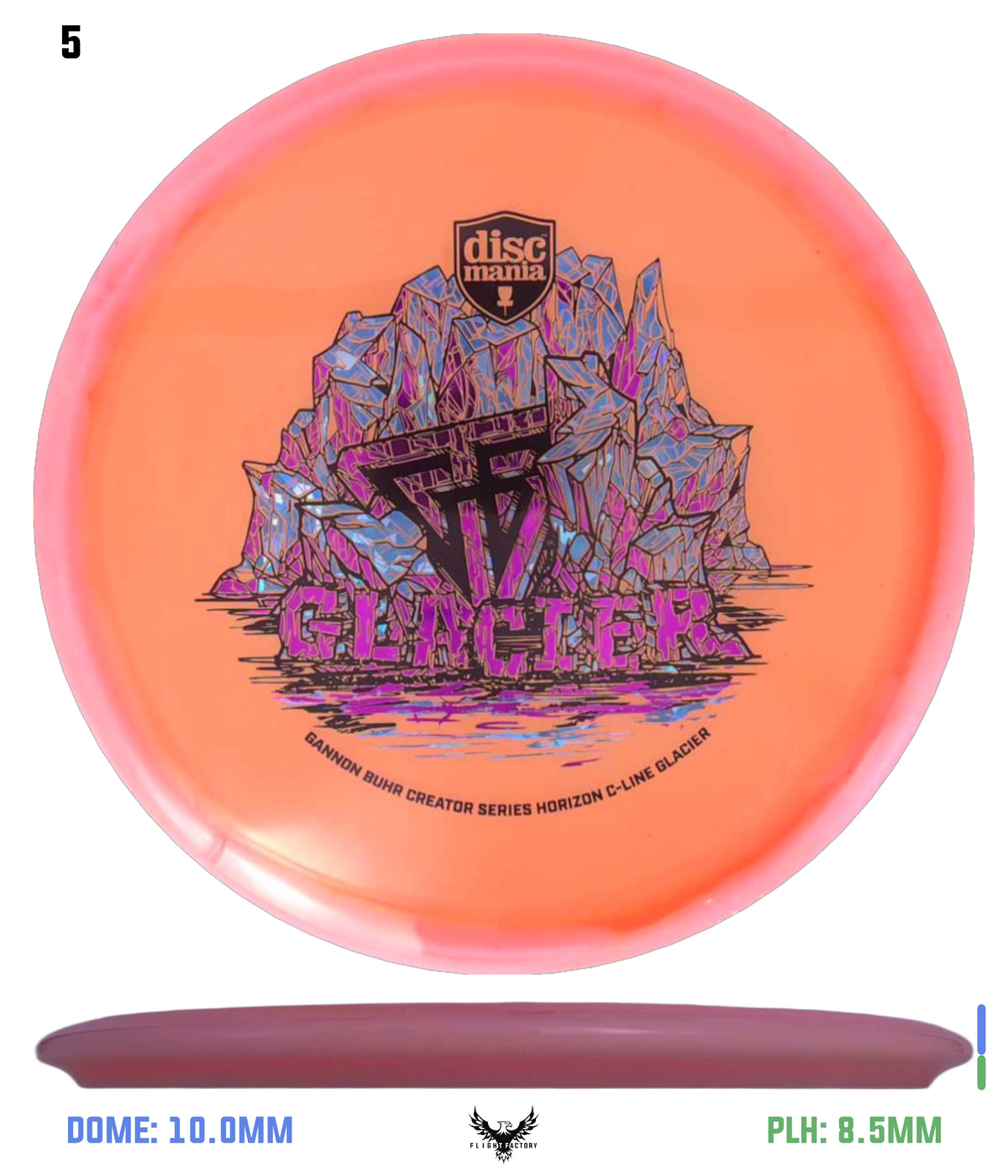 Discmania Gannon Buhr Creator Series Horizon C-Line Glacier - TriFoil