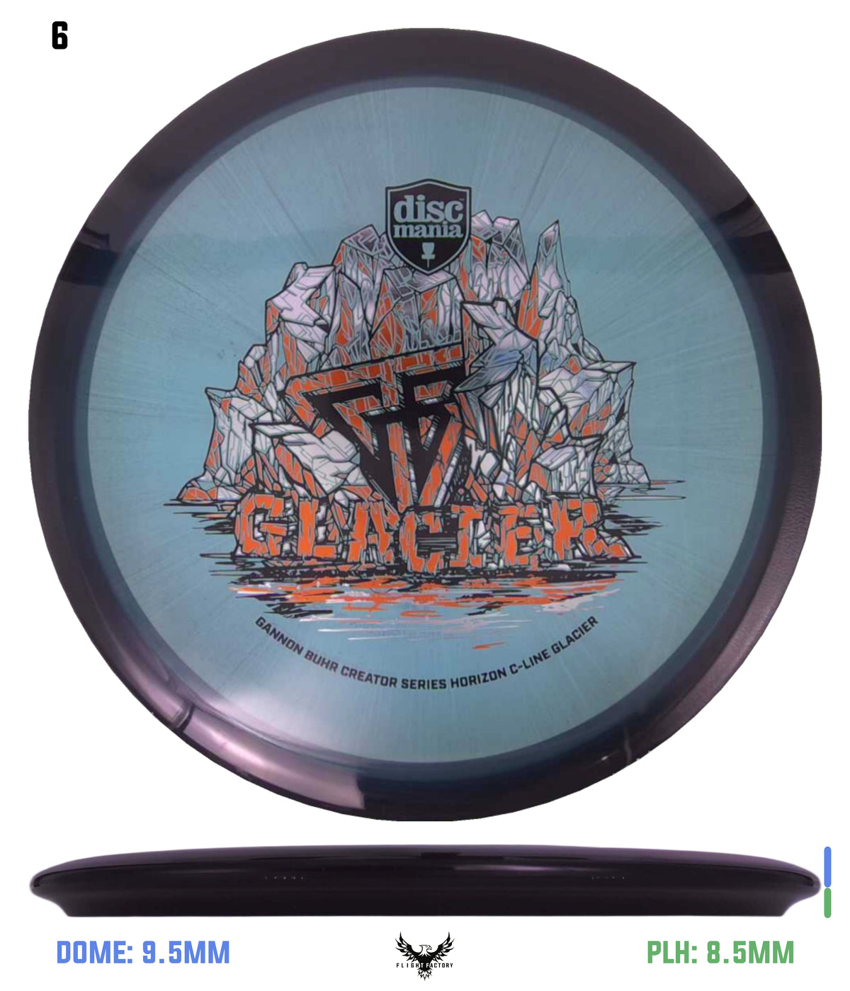 Discmania Gannon Buhr Creator Series Horizon C-Line Glacier - TriFoil