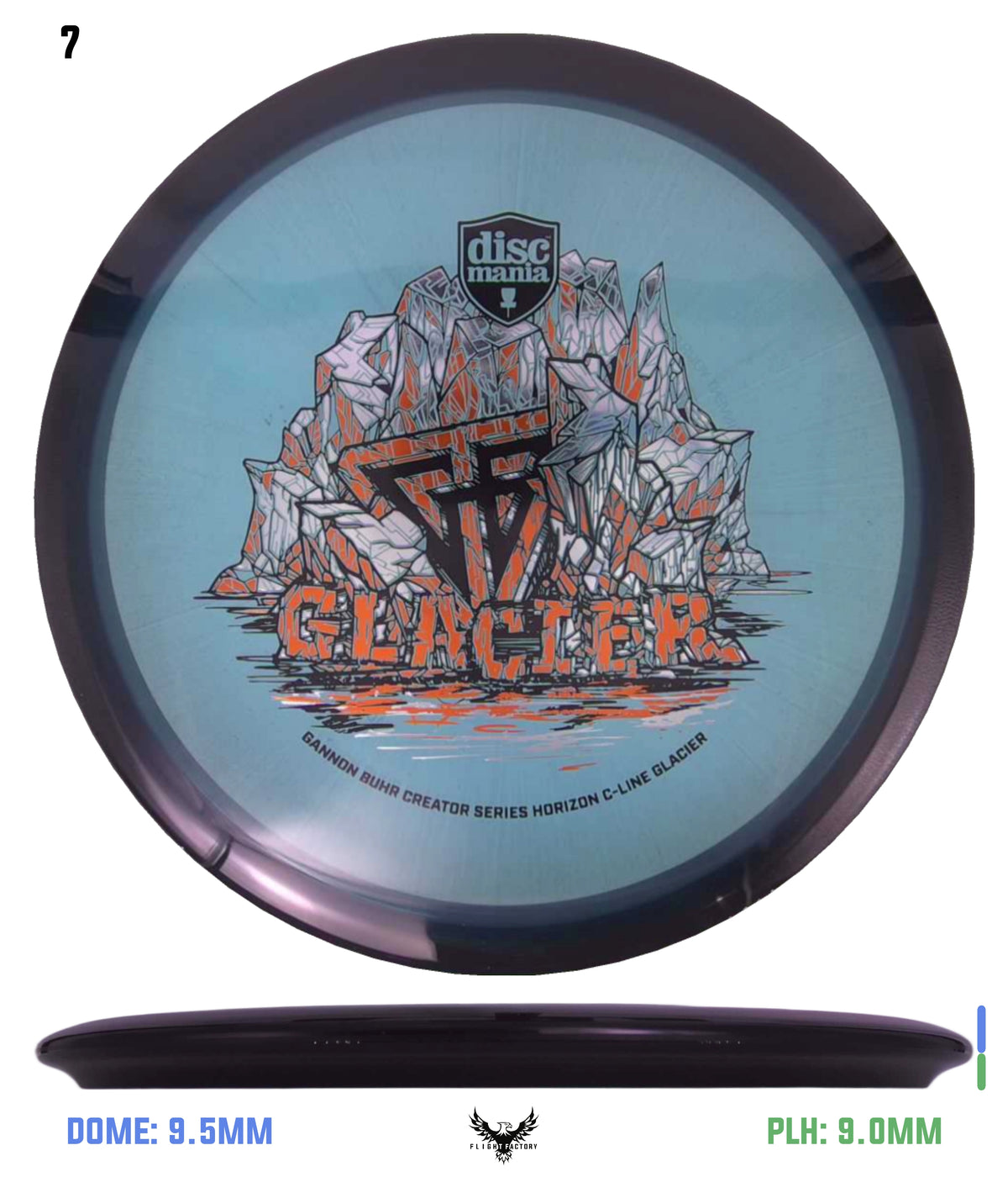 Discmania Gannon Buhr Creator Series Horizon C-Line Glacier - TriFoil