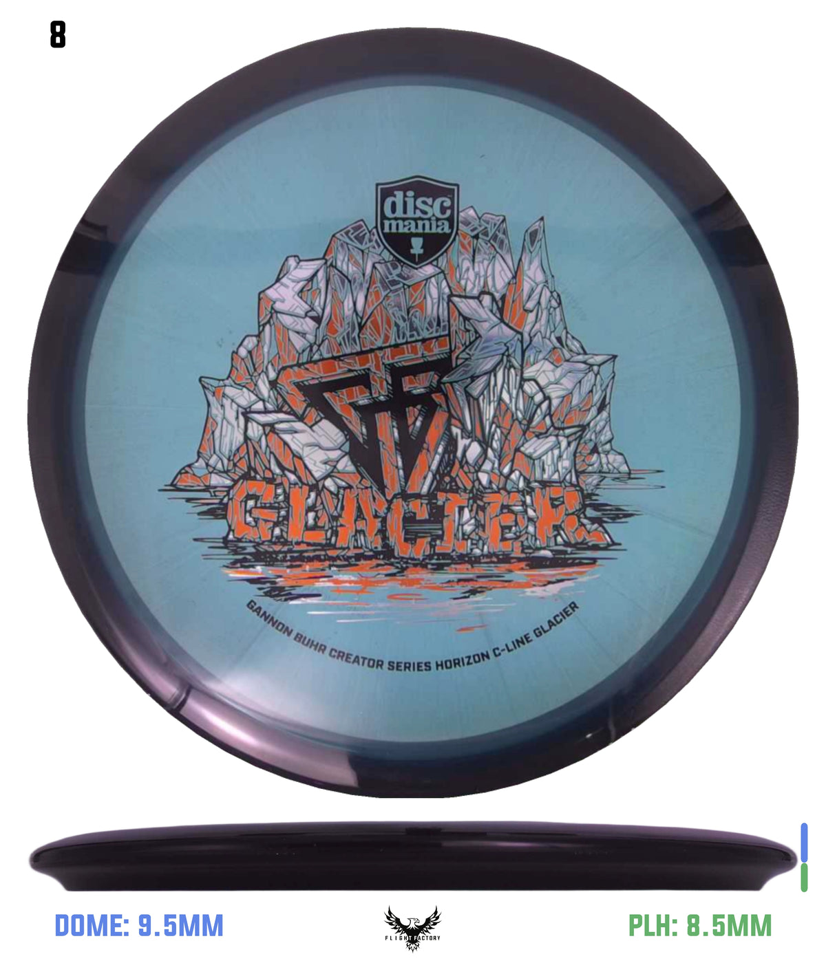 Discmania Gannon Buhr Creator Series Horizon C-Line Glacier - TriFoil