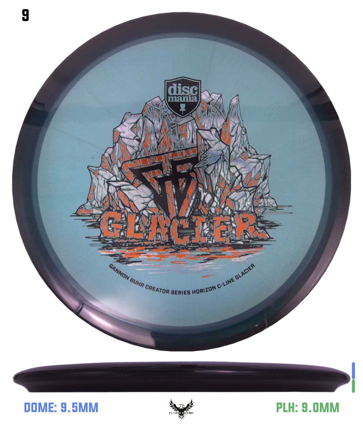 Discmania Gannon Buhr Creator Series Horizon C-Line Glacier - TriFoil