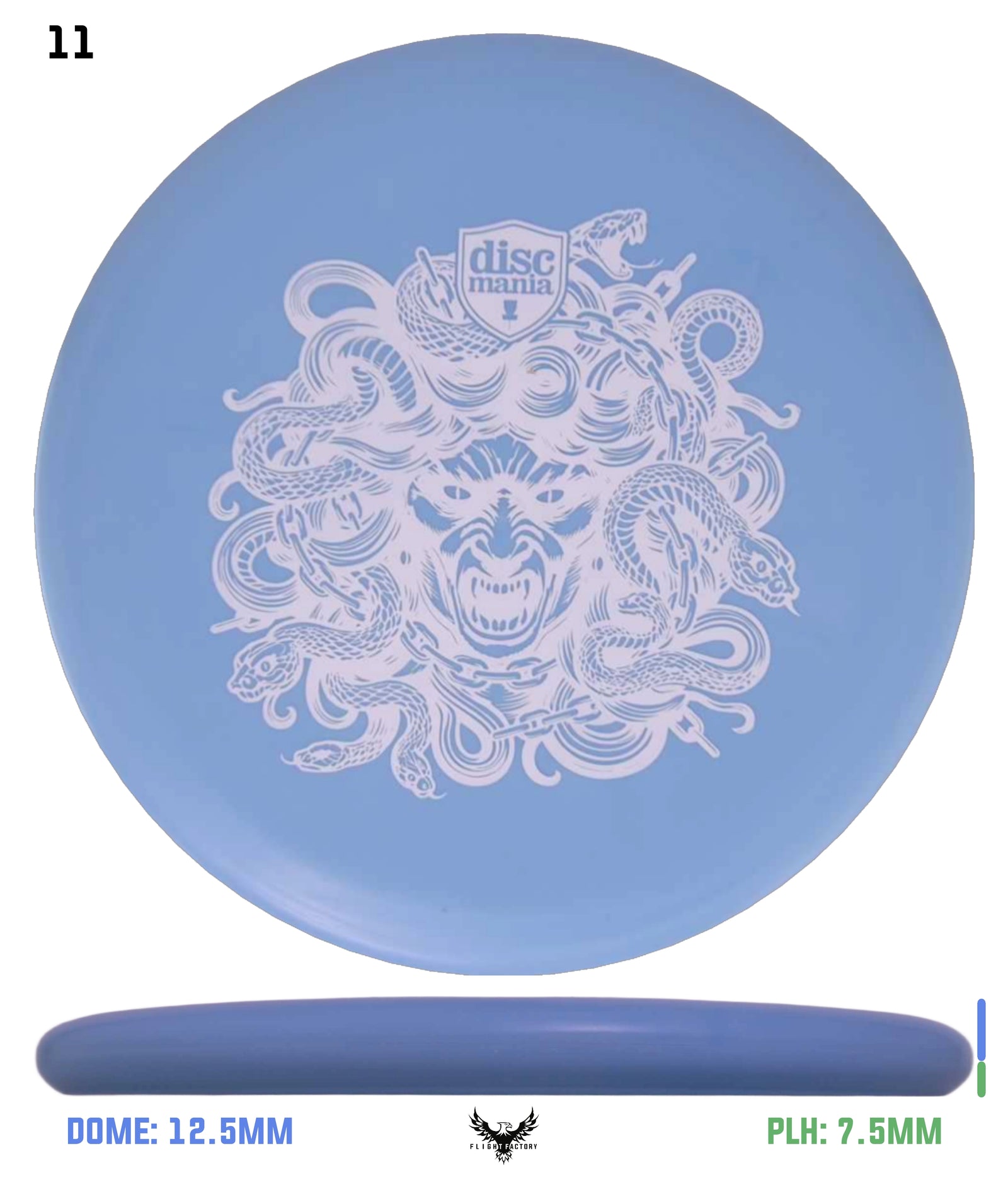 Discmania Evolution Soft Exo Lumen Link - Medusa Stamp