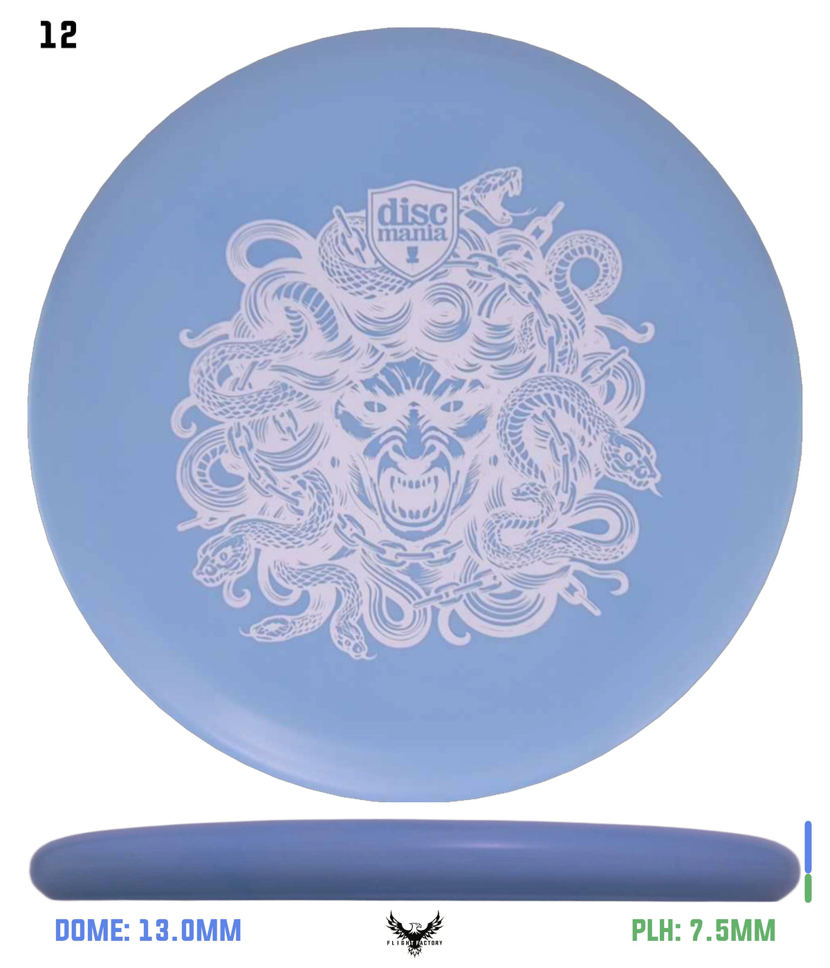 Discmania Evolution Soft Exo Lumen Link - Medusa Stamp