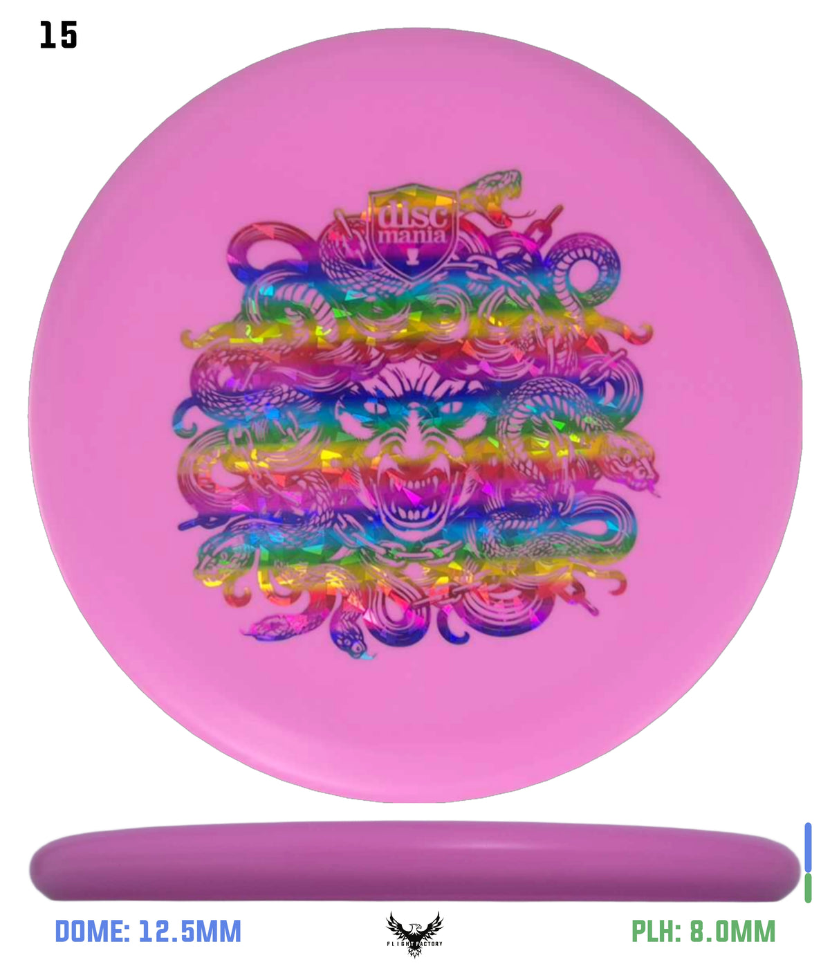 Discmania Evolution Soft Exo Lumen Link - Medusa Stamp