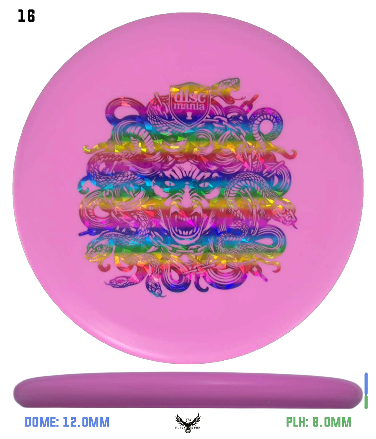 Discmania Evolution Soft Exo Lumen Link - Medusa Stamp