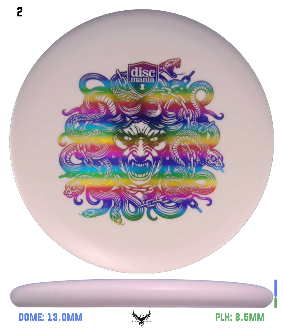 Discmania Evolution Hard Exo Lumen Link - Medusa Stamp