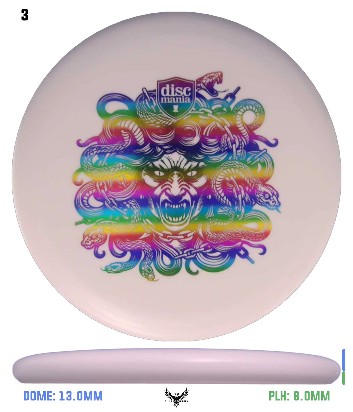 Discmania Evolution Hard Exo Lumen Link - Medusa Stamp