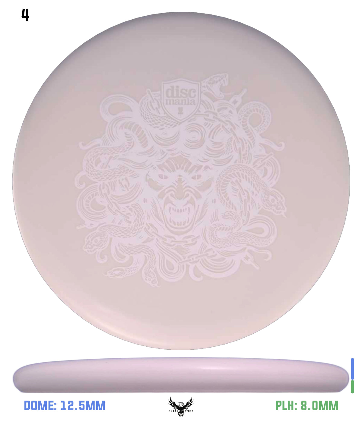 Discmania Evolution Soft Exo Lumen Link - Medusa Stamp
