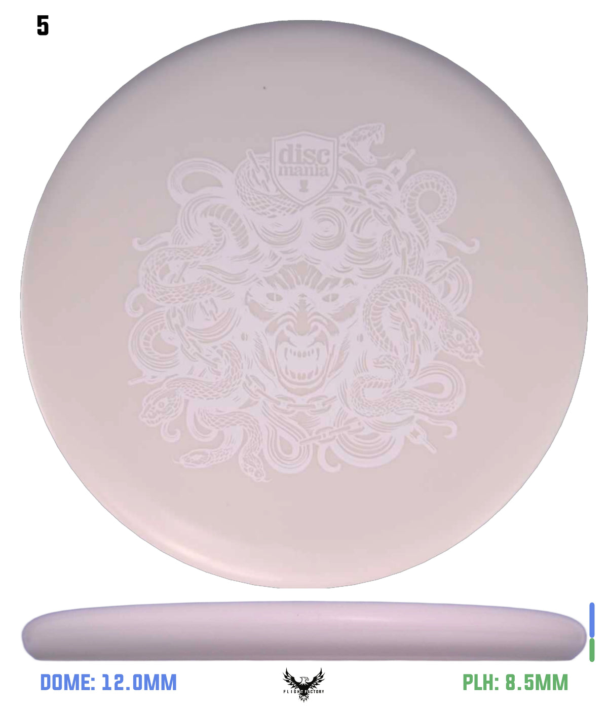 Discmania Evolution Soft Exo Lumen Link - Medusa Stamp