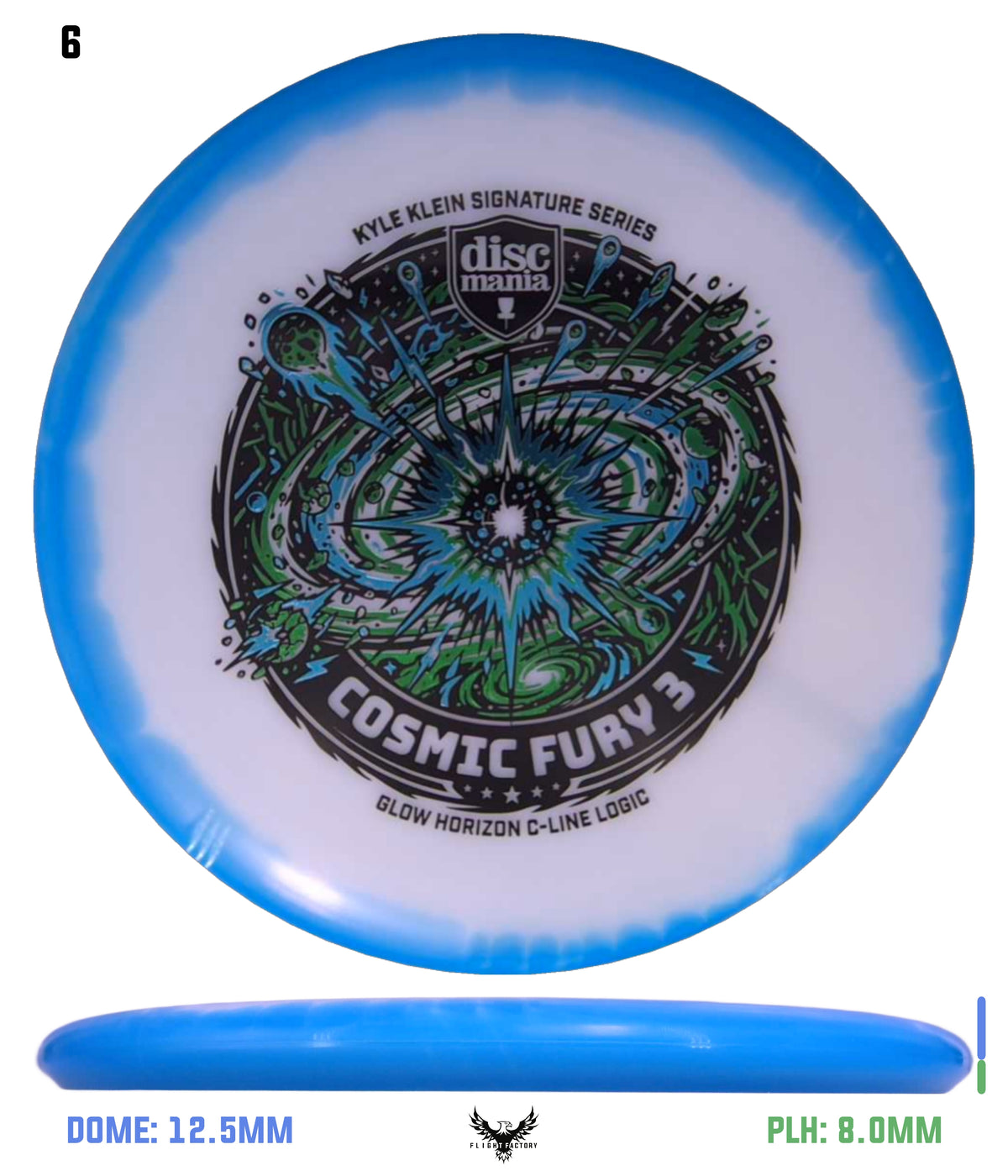 Discmania Cosmic Fury 3 - Kyle Klein Signature Series Glow Horizon C-Line Logic