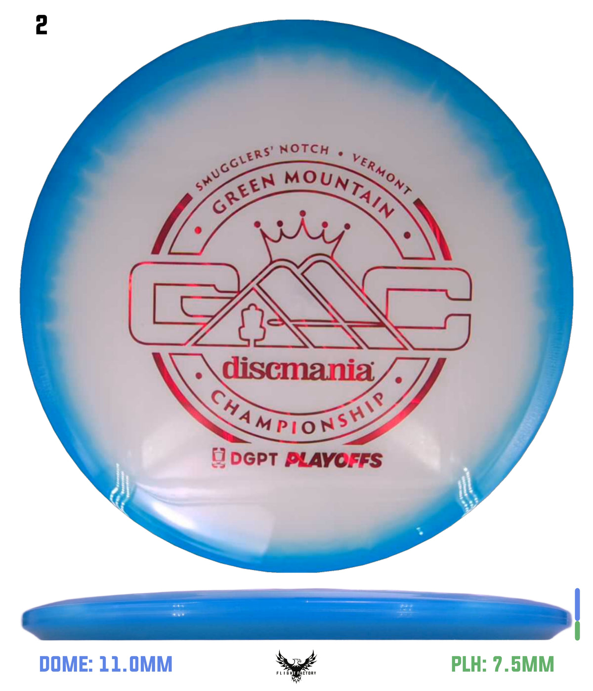 Discmania Glow Horizon C-Line MD4 - Green Mountain Championship Fundraiser