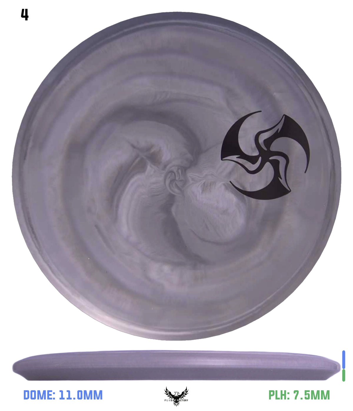 Discmania Swirl Flex 2 P-Line MD3 - Huk Lab Mini TriFly