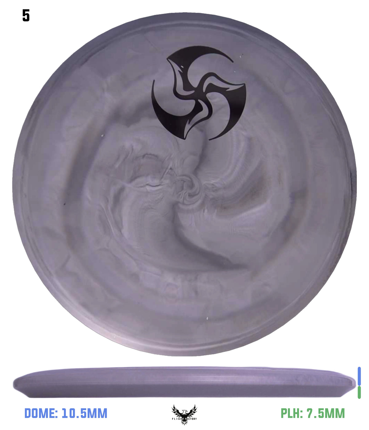 Discmania Swirl Flex 2 P-Line MD3 - Huk Lab Mini TriFly