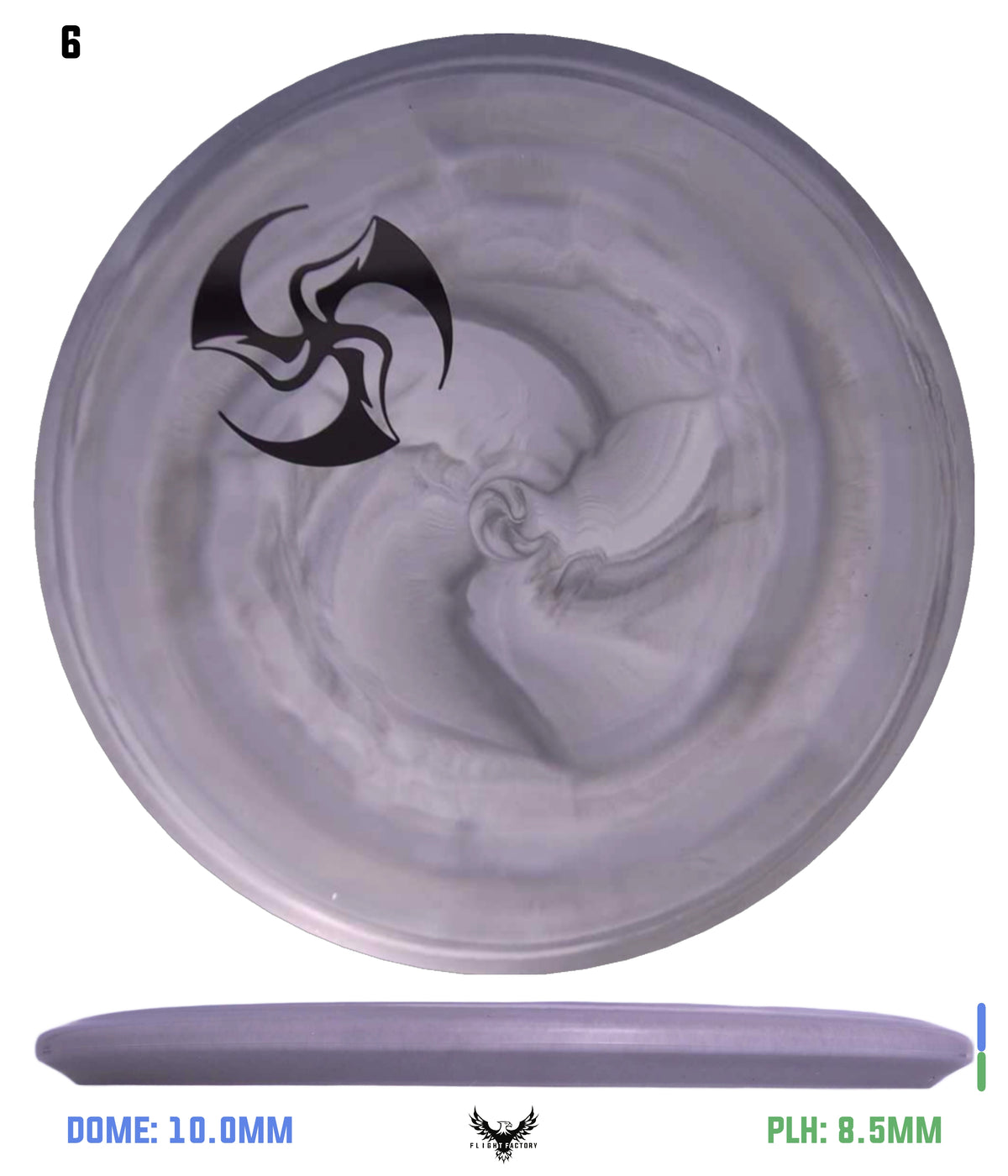 Discmania Swirl Flex 2 P-Line MD3 - Huk Lab Mini TriFly