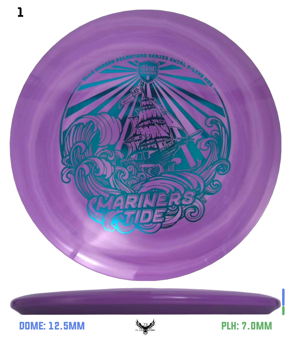 Discmania Mariners Tide - Ella Hansen Signature Series Swirl S-Line MD3
