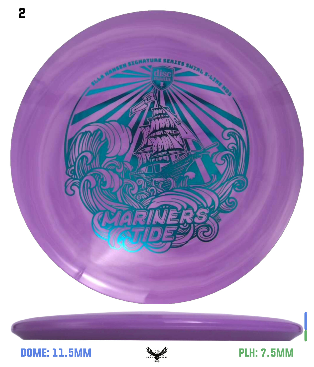 Discmania Mariners Tide - Ella Hansen Signature Series Swirl S-Line MD3