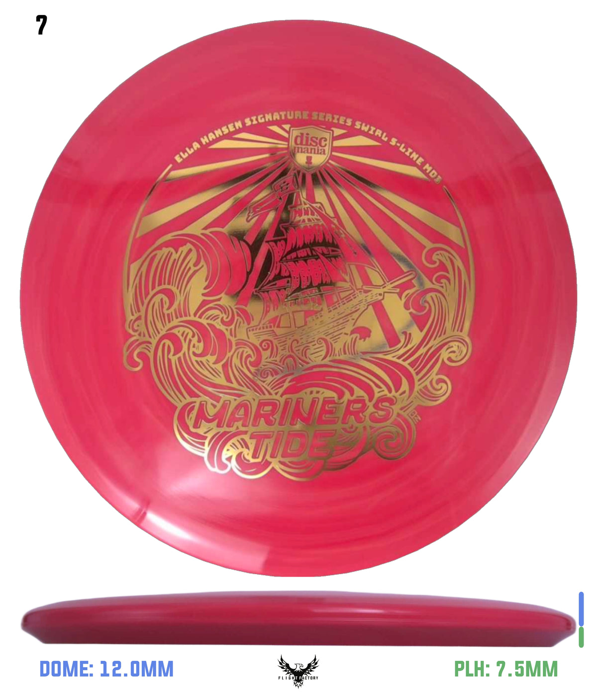 Discmania Mariners Tide - Ella Hansen Signature Series Swirl S-Line MD3