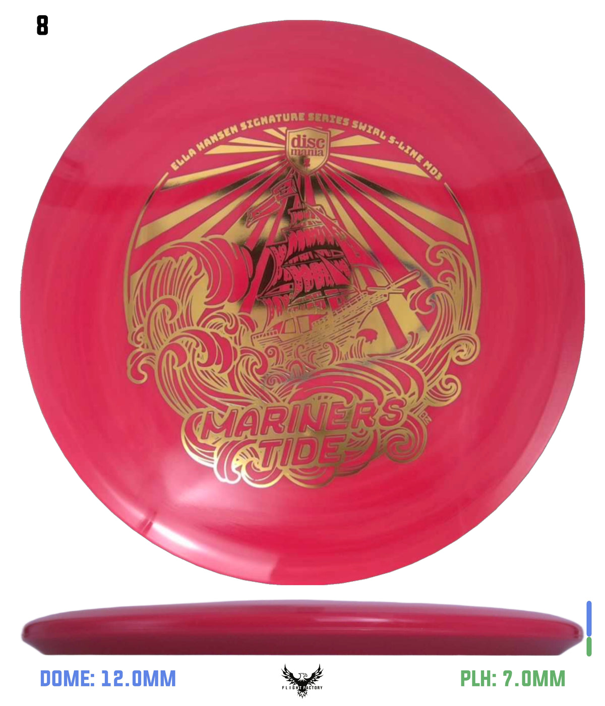 Discmania Mariners Tide - Ella Hansen Signature Series Swirl S-Line MD3