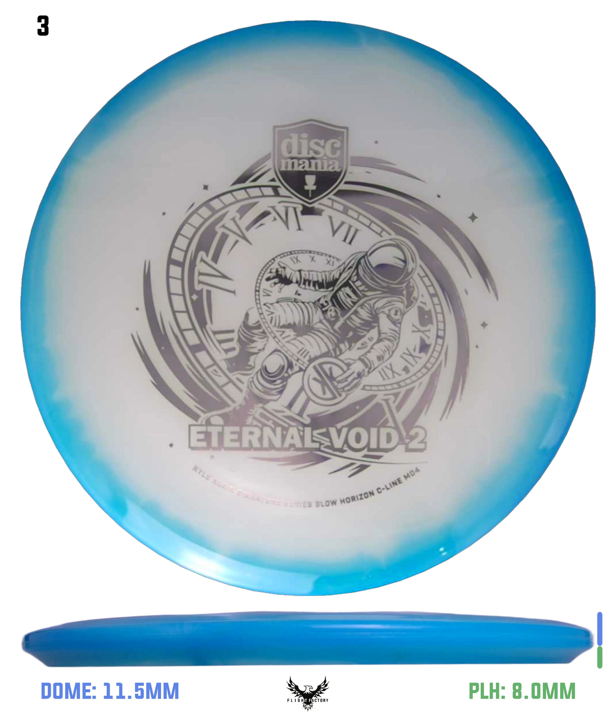 Discmania Eternal Void 2 - Kyle Klein Signature Series Glow Horizon C-Line MD4