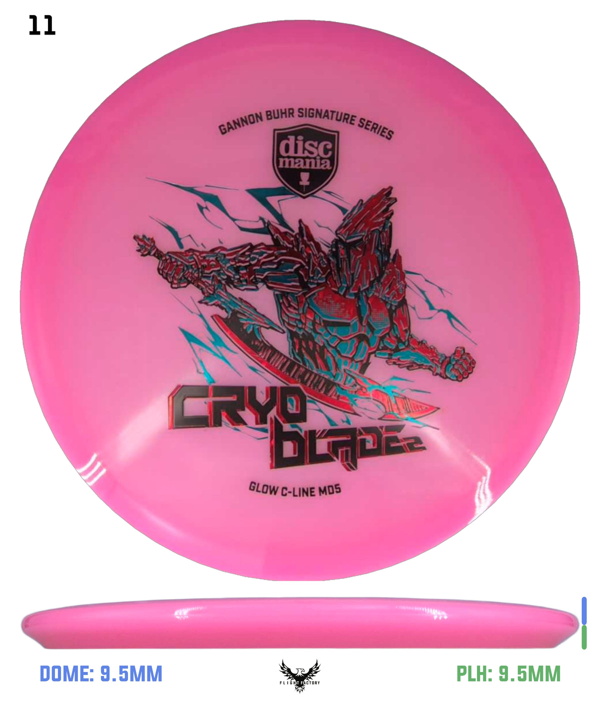 Discmania Cryo Blade 2 Glow C-Line MD5 - Gannon Buhr Signature Series 2026