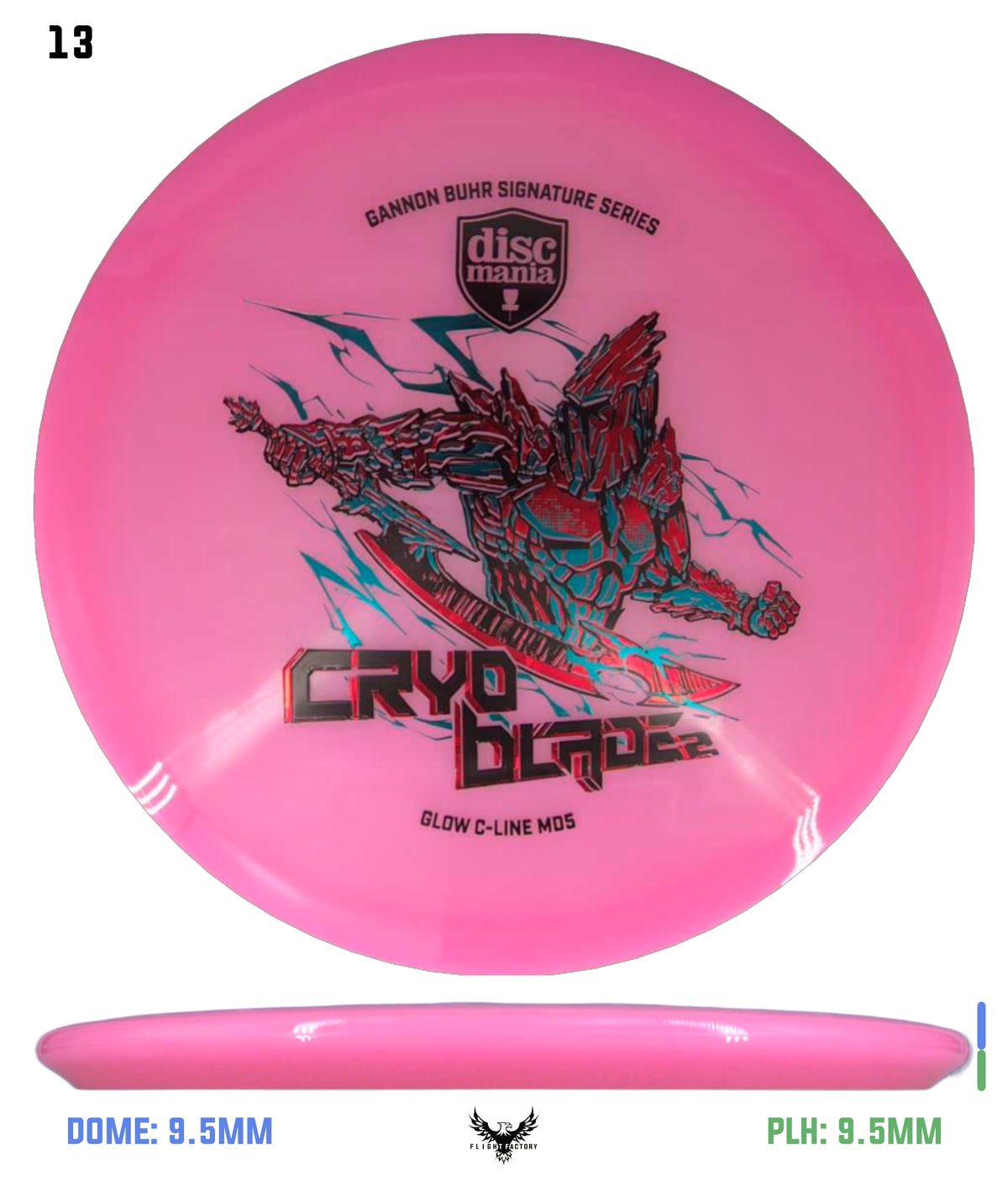 Discmania Cryo Blade 2 Glow C-Line MD5 - Gannon Buhr Signature Series 2026