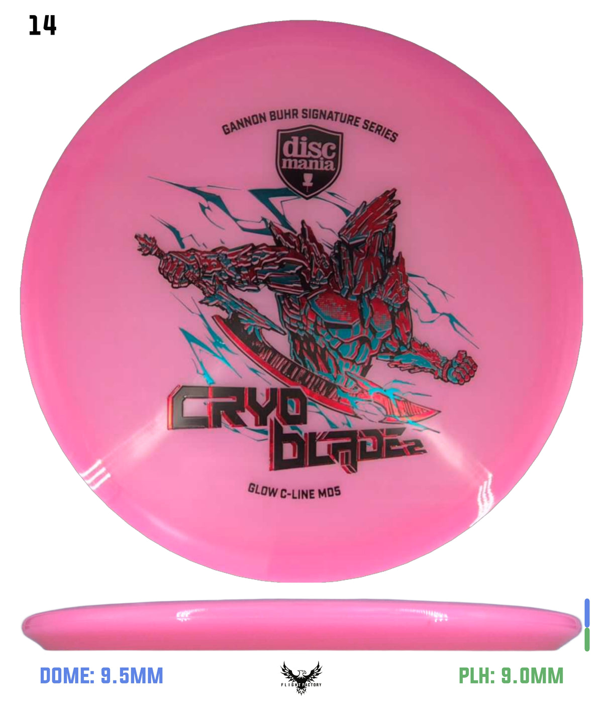 Discmania Cryo Blade 2 Glow C-Line MD5 - Gannon Buhr Signature Series 2026