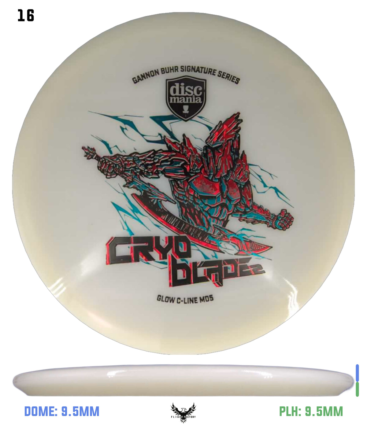 Discmania Cryo Blade 2 Glow C-Line MD5 - Gannon Buhr Signature Series 2026