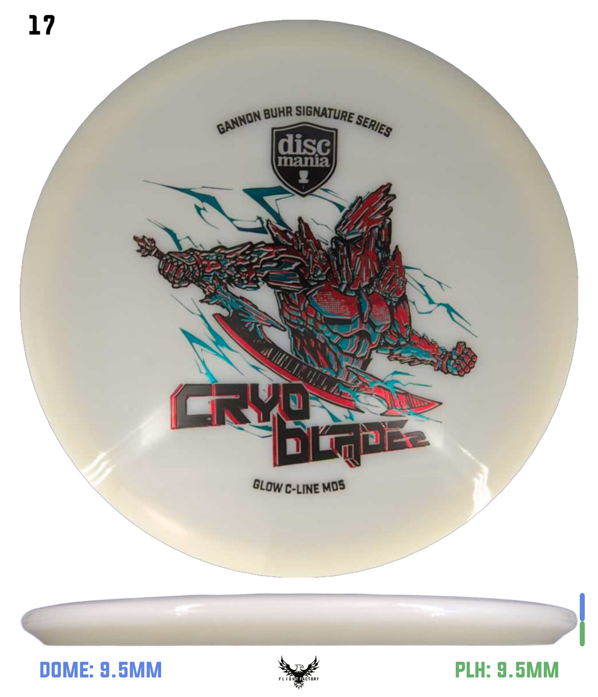 Discmania Cryo Blade 2 Glow C-Line MD5 - Gannon Buhr Signature Series 2026