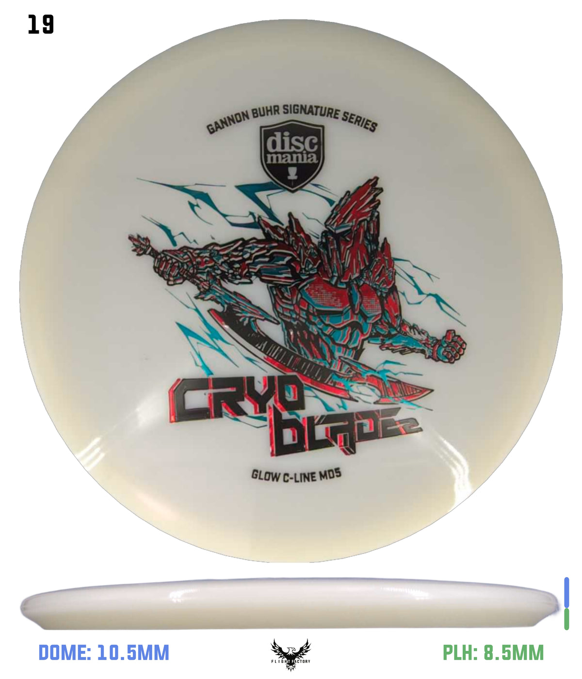 Discmania Cryo Blade 2 Glow C-Line MD5 - Gannon Buhr Signature Series 2026